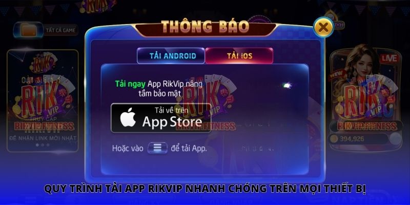Quy trình tải app Rikvip nhanh chóng trên mọi thiết bị